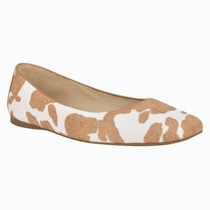 Nine West Alena Square-Toe Ballerina Schoenen Geel/Wit Nederland | PDC-821564